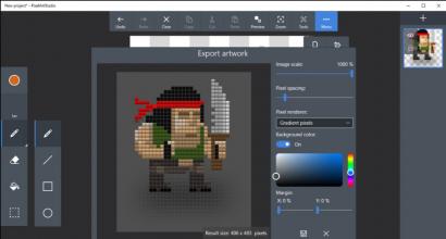 Программы для создания пиксель-артов Скачать программу для пиксельного рисования
